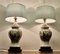 Vintage Oriental Porcelain Vase Lamps, 1920s, Set of 2 5