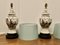 Vintage Oriental Porcelain Vase Lamps, 1920s, Set of 2 2