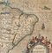 America Meridionalis, Early Map of South America par Gerard Mercator et Jodocus Hondius, 1610, Gravure sur cuivre originale colorée à la main 4