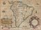 America Meridionalis, mapa antiguo de América del Sur de Gerard Mercator y Jodocus Hondius, 1610, grabado en cobre original coloreado a mano, Imagen 5