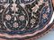 Hand Carved Floral Oval Copper Service Tray with Handles 4