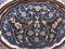Bandeja de servicio de cobre ovalada floral tallada a mano con asas, Imagen 10