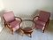 Vintage Chairs and Coffee Table by Jindřich Halabala for Up Závody, 1940, Set of 3, Image 1