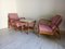 Vintage Chairs and Coffee Table by Jindřich Halabala for Up Závody, 1940, Set of 3, Image 2