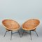 Vintage French Wicker Chairs, 1950s, Set of 2, Image 11