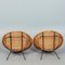 Vintage French Wicker Chairs, 1950s, Set of 2, Image 12