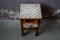 Chic Country Wooden Drawer Stool, 1950s 6