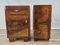 Art Deco Bedside Tables in Walnut Root with Drawer, 1940, Set of 2, Image 2