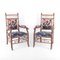 Antique Faux Bamboo Armchairs, 1890s, Set of 2 1