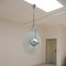 Glass and Chrome Ceiling Light from Fontana Arte, Italy, 1980s 5