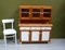 Childrens Kitchen Hutch in Pinewood with Doors Drawers in the style of Cottage, 1950s 3