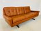 Dänisches Vintage Mid-Century 3-Personen Sofa aus Cognacfarbenem Leder von Svend Skipper, 1970er 10