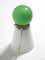 Vintage Italian Table Lamp in Green and White Murano Glass, 1960s, Image 4