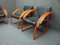 Futuristic Leather Armchairs, 1980s, Set of 4, Image 6