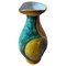 Jarrón Albisola Art Déco policromado de cerámica, años 30, Imagen 1