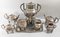 Antique Victorian Silverplate Tea Set by Rogers Bros, Set of 8 1