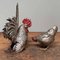 Japanese Okimono Rooster and Hen, 1920s, Set of 2 5