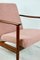 GFM-142 Lounge Chair in Pink Boucle attributed to Edmund Homa, 1970s 8