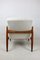 GFM-64 Brown Armchair in White Ivory Bouclé attributed to Edmund Homa, 1970s 7