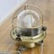 Vintage Nautical Brass Bulk Head Light, 1920s 1