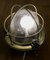 Lámpara frontal náutica vintage de latón, años 20, Imagen 4