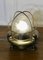Vintage Nautical Brass Bulk Head Light, 1920s 5