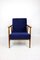 Vintage Like Fox Easy Chair in Navy Blue, 1970s 3