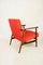 Vintage Like Fox Orange Easy Chair, 1970s, Image 9
