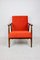 Vintage Like Fox Orange Easy Chair, 1970s, Image 3