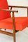 Vintage Like Fox Orange Easy Chair, 1970s, Image 2