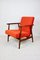Vintage Like Fox Orange Easy Chair, 1970s, Image 7