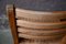 Silla brutalista de madera de pino y cuerda, años 60, Imagen 15