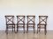 Chairs in Beech Wood and Vienna Straw, 1960s, Set of 4 17