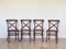Chairs in Beech Wood and Vienna Straw, 1960s, Set of 4, Image 17