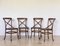 Chairs in Beech Wood and Vienna Straw, 1960s, Set of 4 1