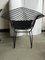 Vintage All Black Diamond Wire 421 Chairs by Harry Bertoia for Knoll International, Set of 2, Image 5