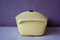 Yellow Enameled Cast Iron Casserole Dish by Raymond Loewy for Le Creuset, 1950s 5