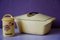Yellow Enameled Cast Iron Casserole Dish by Raymond Loewy for Le Creuset, 1950s, Image 9