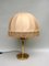 Lámpara de mesa de latón, años 60, Imagen 3