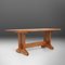 Mid-Century Oak Table in the style of Charlotte Perriand, France, 1950s 1