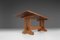 Mid-Century Tisch aus Eiche im Stil von Charlotte Perriand, Frankreich, 1950er 11