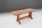 Mid-Century Oak Table in the style of Charlotte Perriand, France, 1950s, Image 9
