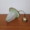 Lámpara colgante farol de metal y vidrio, años 50, Imagen 3