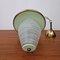 Metal and Glass Lantern Pendant Lamp, 1950s 8