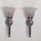 Italian Floral Chalice Wall Lights, 1970s, Set of 2, Image 1