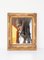Antiker französischer Spiegel aus vergoldetem Holz 1