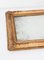 Espejo francés antiguo de madera dorada, Imagen 4