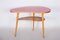 Mid-Century Original Small Table in Beech & Formica, Czech, 1950s 1