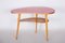 Mid-Century Original Small Table in Beech & Formica, Czech, 1950s, Image 1