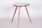 Mid-Century Original Small Table in Beech & Formica, Czech, 1950s, Image 4